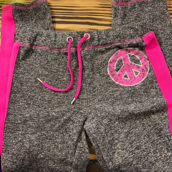 Derek Heart Other - Derek Heart Girl gray/pink lounge pants